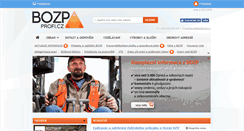 Desktop Screenshot of bozpprofi.cz